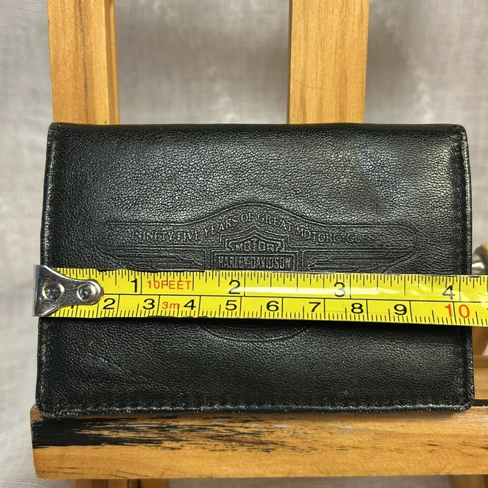 Harley-Davidson vintage rare leather bifold wallet